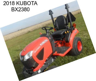 2018 KUBOTA BX2380