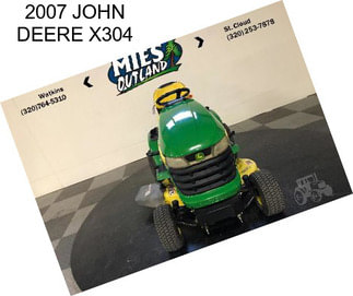 2007 JOHN DEERE X304