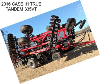 2016 CASE IH TRUE TANDEM 335VT