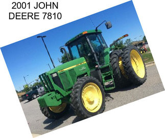 2001 JOHN DEERE 7810