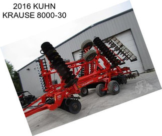 2016 KUHN KRAUSE 8000-30