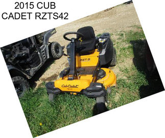 2015 CUB CADET RZTS42