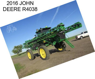 2016 JOHN DEERE R4038