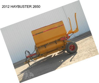 2012 HAYBUSTER 2650