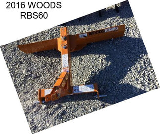 2016 WOODS RBS60