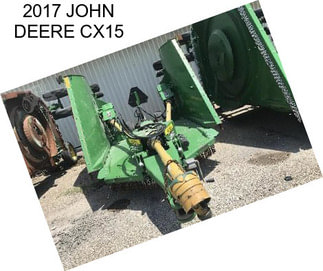 2017 JOHN DEERE CX15