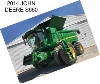 2014 JOHN DEERE S660