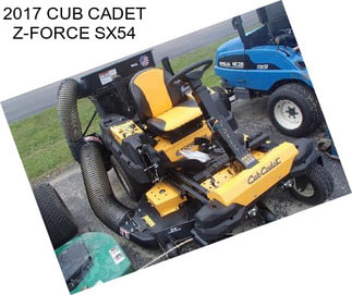 2017 CUB CADET Z-FORCE SX54