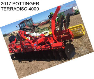 2017 POTTINGER TERRADISC 4000