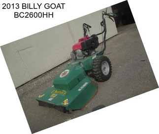 2013 BILLY GOAT BC2600HH