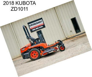 2018 KUBOTA ZD1011