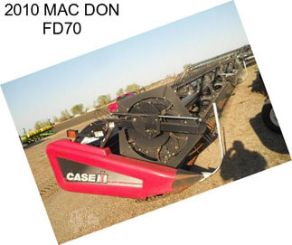 2010 MAC DON FD70