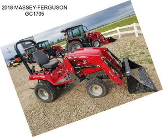 2018 MASSEY-FERGUSON GC1705