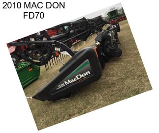 2010 MAC DON FD70