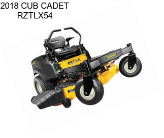 2018 CUB CADET RZTLX54