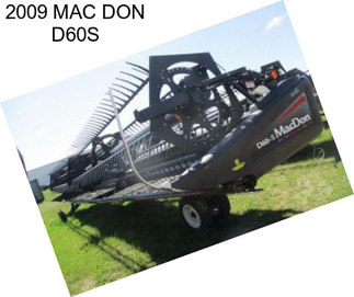 2009 MAC DON D60S