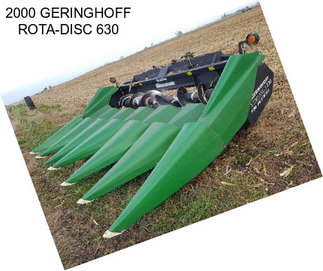 2000 GERINGHOFF ROTA-DISC 630