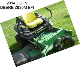 2014 JOHN DEERE Z930M EFI