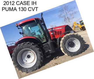 2012 CASE IH PUMA 130 CVT