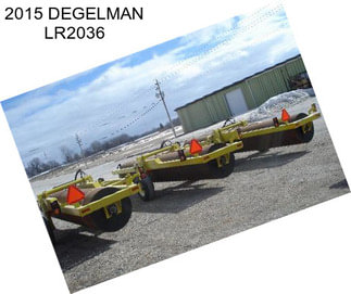 2015 DEGELMAN LR2036