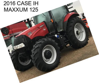 2016 CASE IH MAXXUM 125