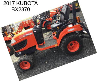 2017 KUBOTA BX2370