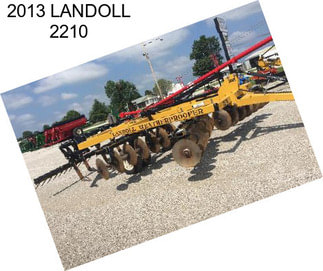 2013 LANDOLL 2210