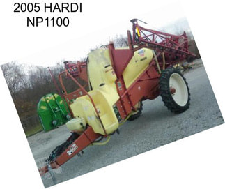 2005 HARDI NP1100