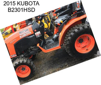 2015 KUBOTA B2301HSD