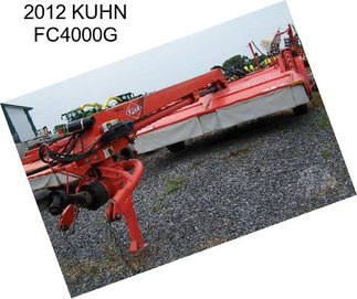 2012 KUHN FC4000G