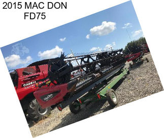 2015 MAC DON FD75