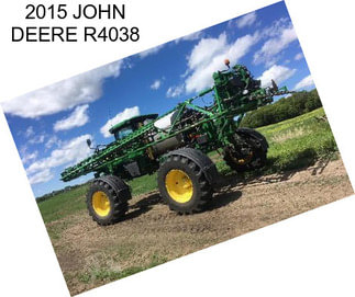 2015 JOHN DEERE R4038