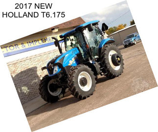 2017 NEW HOLLAND T6.175