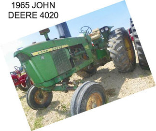 1965 JOHN DEERE 4020