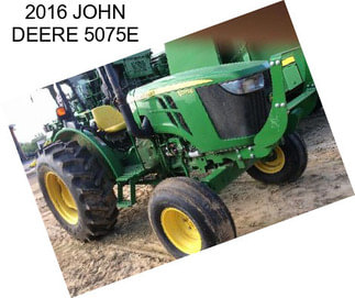 2016 JOHN DEERE 5075E