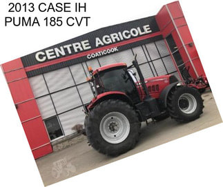 2013 CASE IH PUMA 185 CVT