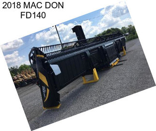 2018 MAC DON FD140