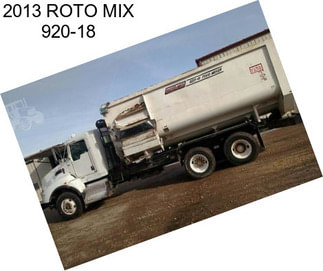 2013 ROTO MIX 920-18