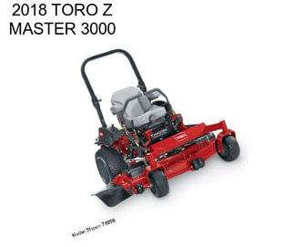 2018 TORO Z MASTER 3000