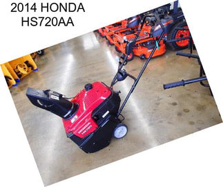 2014 HONDA HS720AA