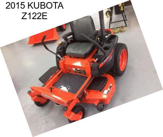 2015 KUBOTA Z122E