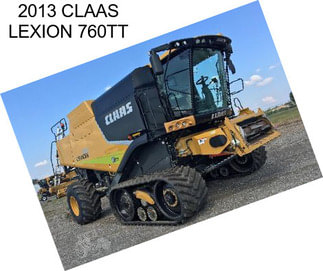 2013 CLAAS LEXION 760TT