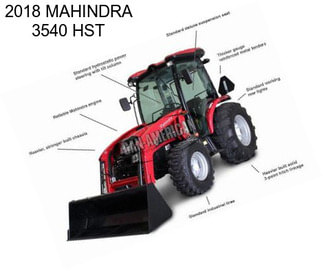 2018 MAHINDRA 3540 HST