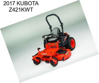 2017 KUBOTA Z421KWT