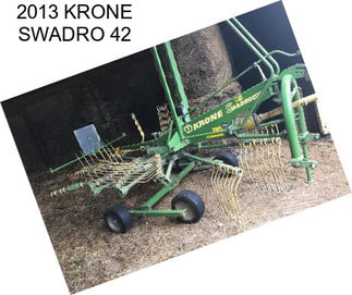 2013 KRONE SWADRO 42