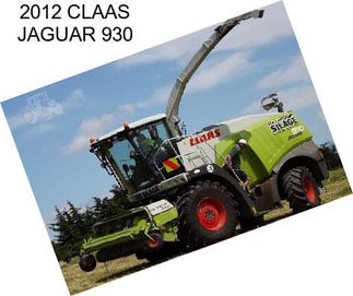 2012 CLAAS JAGUAR 930