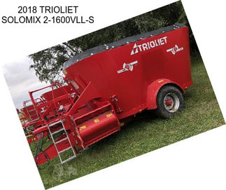 2018 TRIOLIET SOLOMIX 2-1600VLL-S