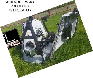 2018 MODERN AG PRODUCTS 12 PREDATOR