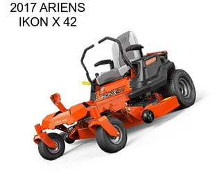 2017 ARIENS IKON X 42