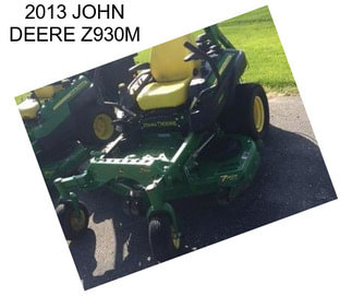 2013 JOHN DEERE Z930M